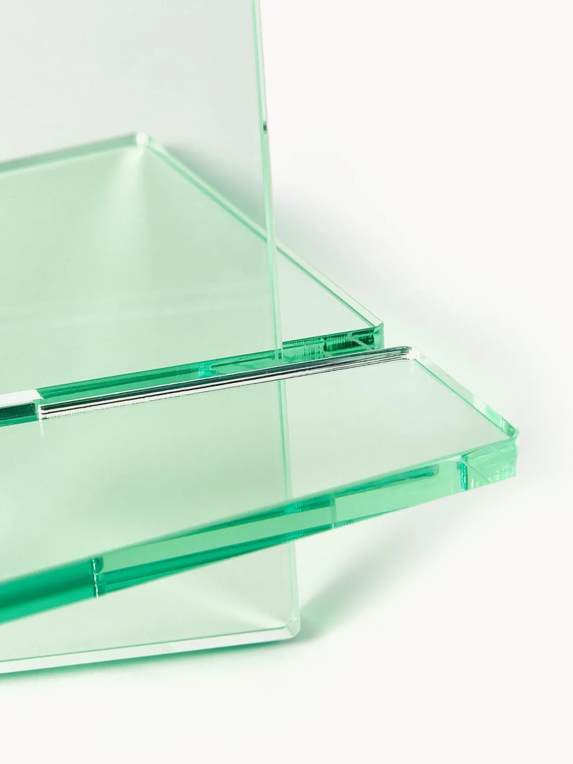 Sujetalibros|Jarrones>TASCHEN Atril lectura Crystal, 34 x 36 cm Verde claro transparente