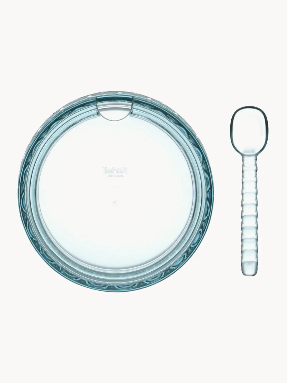 Azucareros Y Lecheras|Vajillas Completas>Kartell Azucarero con relieves Jellies Azul claro