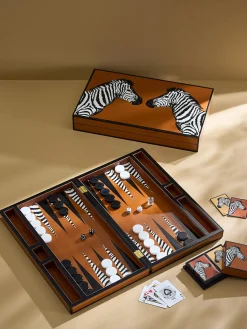 Figuras Decorativas|Jarrones>Jonathan Adler Backgammon Zebra Cebra
