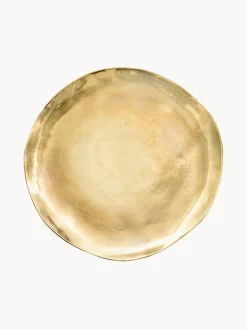 Vajillas Completas|Menaje De Mesa>Bitossi Home Bajoplato de porcelana artesanal con borde irregular dorado Edge