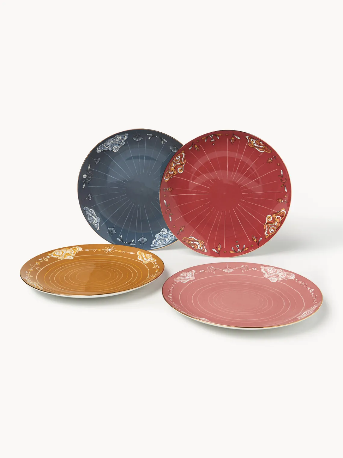 Cuencos Y Platos De Servir|Vajillas Completas>Westwing Collection Bajoplato Mystic Rosa palo, blanco