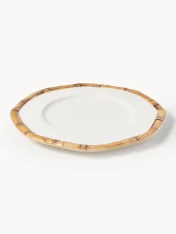 Online Bajoplato pintado a mano Bamboo Cuencos Y Platos De Servir|Vajillas Completas