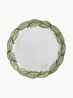 Vajillas Completas|Menaje De Mesa>Les Ottomans Bajoplato pintado a mano Lily of the Valley