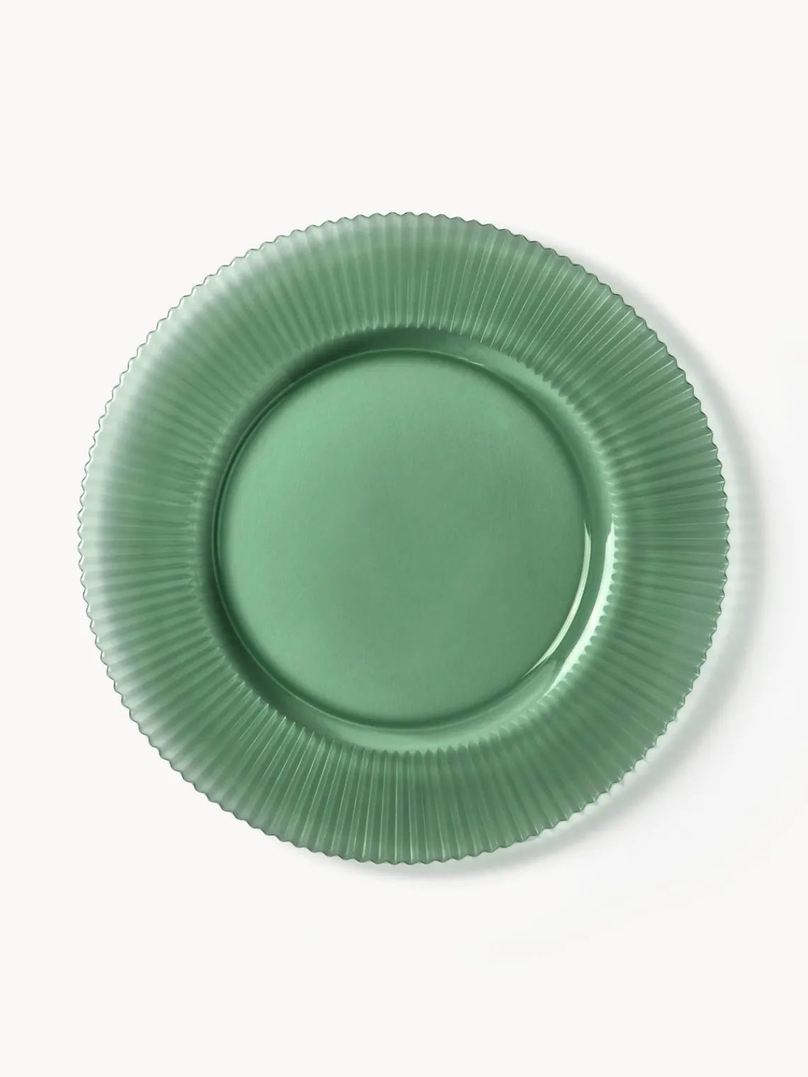 Cuencos Y Platos De Servir|Vajillas Completas>Westwing Collection Bajoplatos con relieve Effie, 2 uds. Verde menta