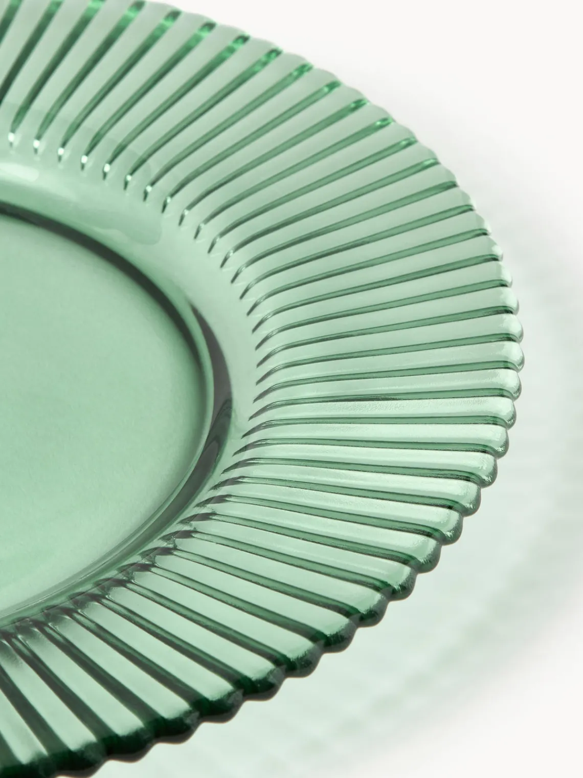 Cuencos Y Platos De Servir|Vajillas Completas>Westwing Collection Bajoplatos con relieve Effie, 2 uds. Verde menta