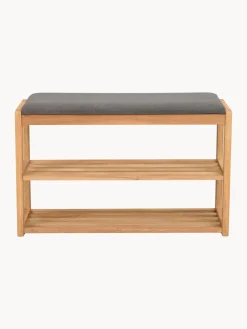 Outlet Banco con zapatero de madera de roble Confetti Bancos|Bancos