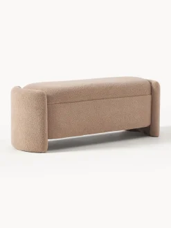 Sale Banco de borreguillo con espacio de almacenamiento Benji Bancos|Bancos