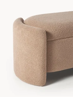 Sale Banco de borreguillo con espacio de almacenamiento Benji Bancos|Bancos