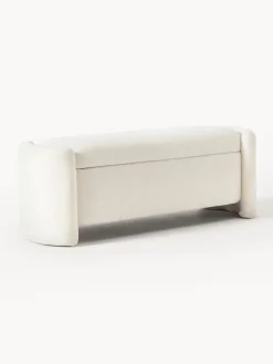 Sale Banco de borreguillo con espacio de almacenamiento Benji Bancos|Bancos