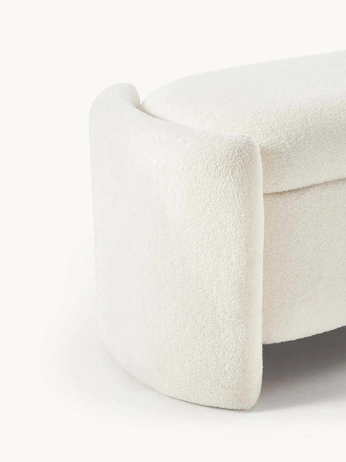 Sale Banco de borreguillo con espacio de almacenamiento Benji Bancos|Bancos