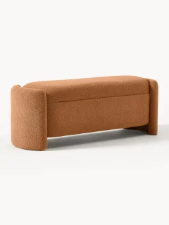 Discount Banco de borreguillo con espacio de almacenamiento Benji Bancos|Bancos