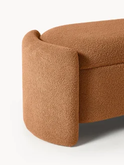 Discount Banco de borreguillo con espacio de almacenamiento Benji Bancos|Bancos