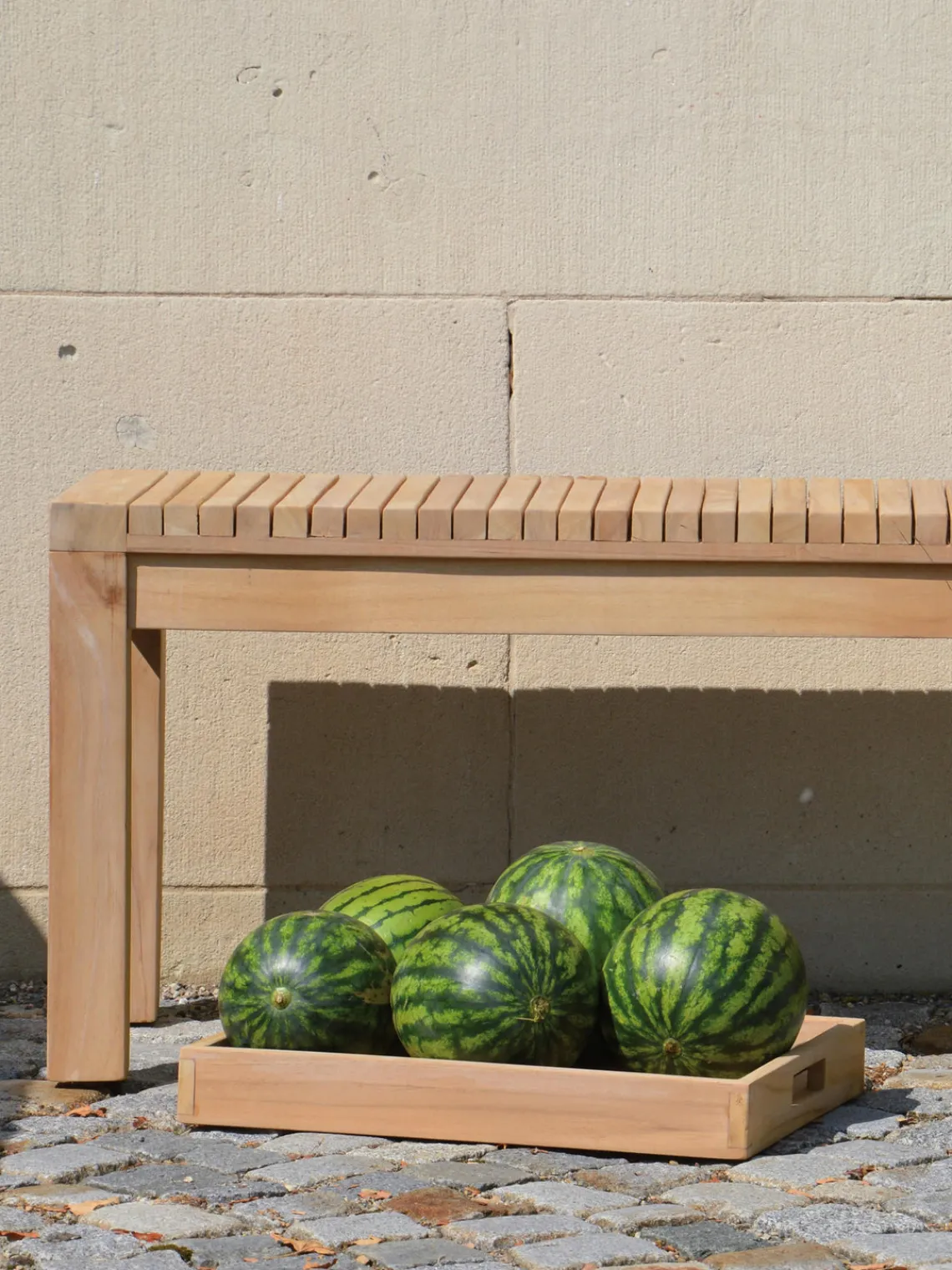 Hot Banco de jardín de madera de teca Samoa, 102 cm Bancos De Jardín|Bancos