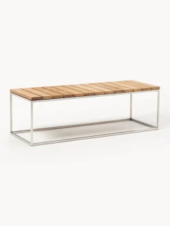 Clearance Banco de jardín de madera de teca Lux Bancos De Jardín|Bancos