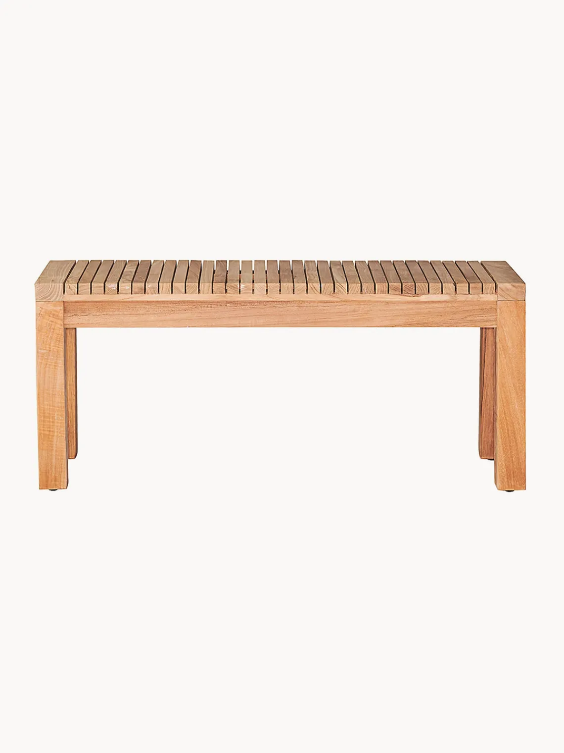 New Banco de jardín de madera de teca Samoa, 130 cm Bancos De Jardín|Bancos