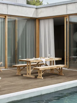 Banco de jardín plegable de madera de teca BM1871 Bancos De Jardín|Bancos