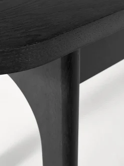 Bancos|Bancos></noscript>Westwing Collection Banco de madera Apollo, tamaños diferentes Madera de roble lacada en negro