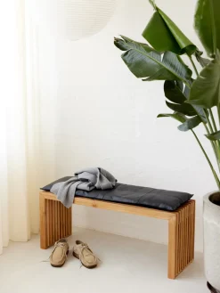 Online Banco de madera de bambú Rib Bancos|Bancos