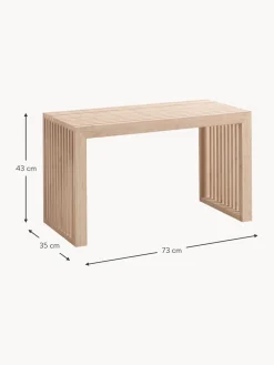 Bancos|Bancos></noscript>Cinas Banco de madera de bambú Rib
