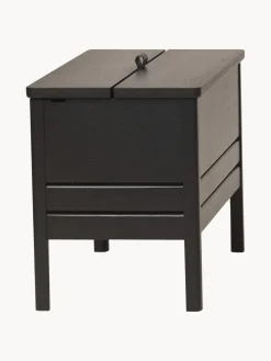 Hot Banco de madera de roble con espacio de almacenaje A Line Bancos|Bancos