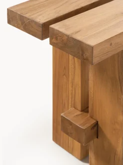 Bancos|Bancos></noscript>Westwing Collection Banco de madera de teca Hugo, tamaños diferentes