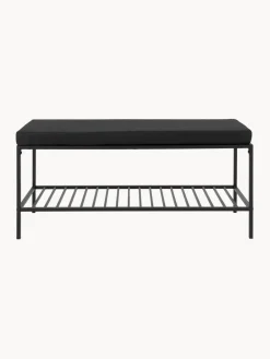 Bancos|Bancos></noscript>House Nordic Banco de metal con cojín Noel