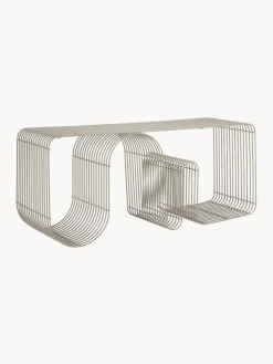 Bancos|Bancos>AYTM Banco de metal Curva Greige mate