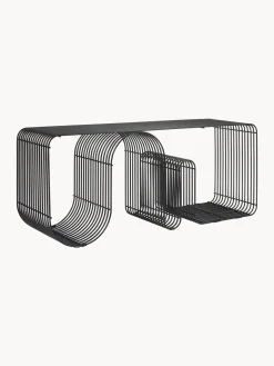 Bancos|Bancos>AYTM Banco de metal Curva Negro mate