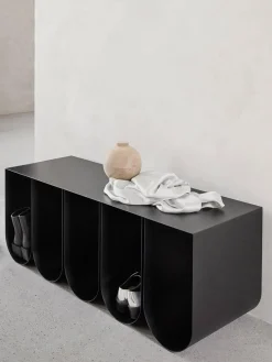 Discount Banco de metal Curved Bancos|Bancos