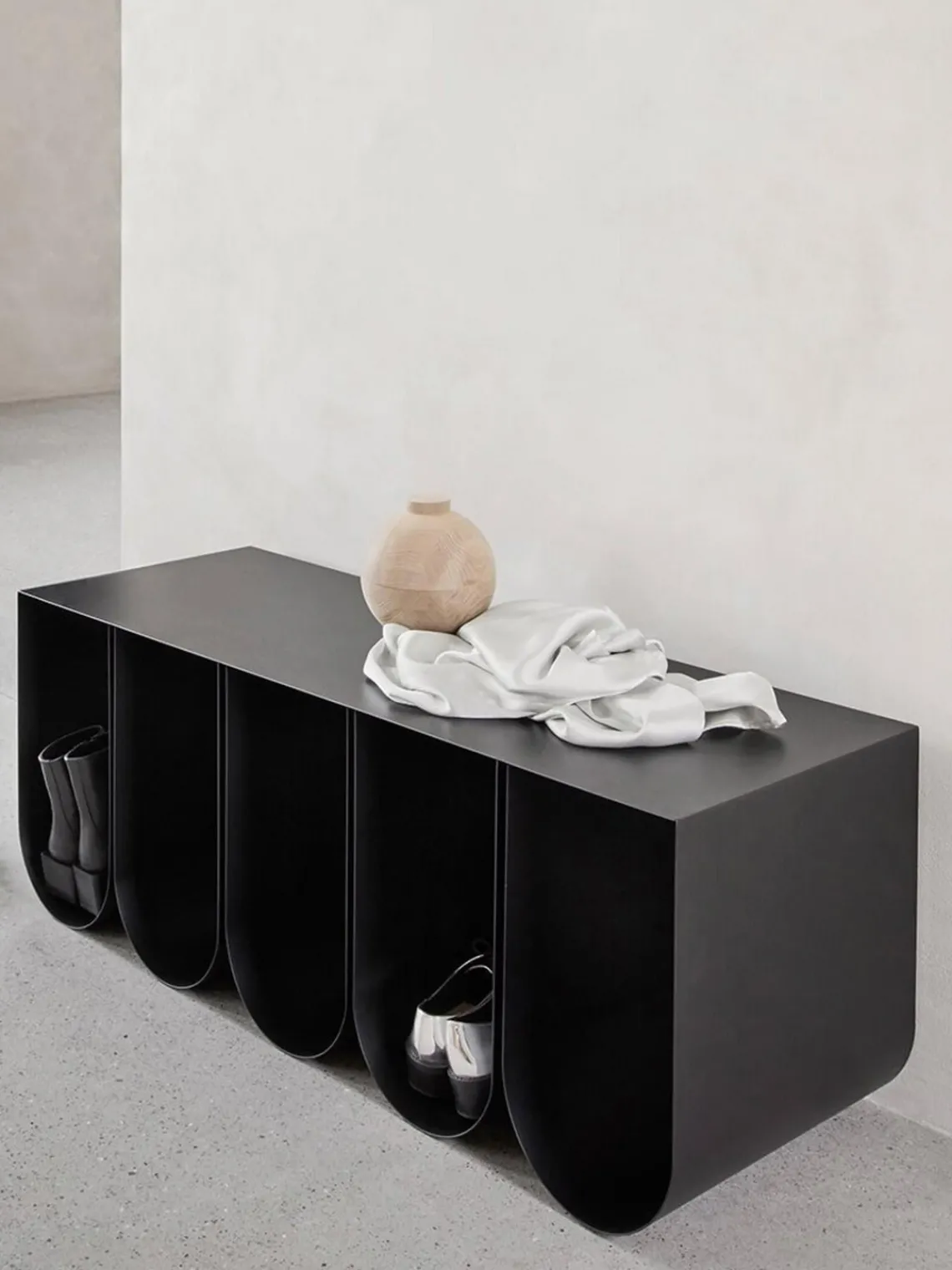 Discount Banco de metal Curved Bancos|Bancos