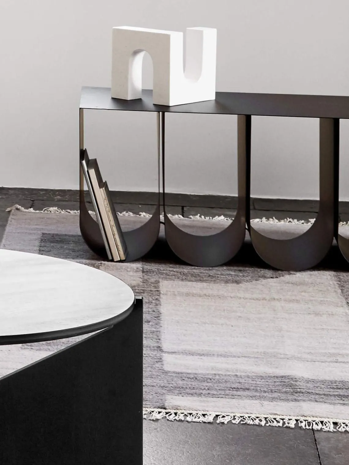 Discount Banco de metal Curved Bancos|Bancos