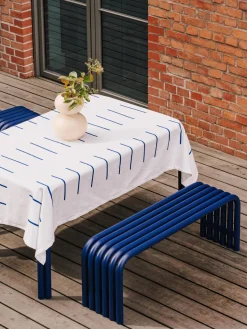 Bancos De Jardín|Bancos>Noo.ma Banco de metal Nokk Azul real