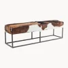 Bancos|Bancos>Kare Design Banco de piel de cabra Country Life