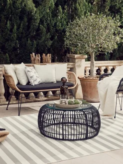 Bancos|Bancos De Jardín>Westwing Collection Banco de polirratán Costa