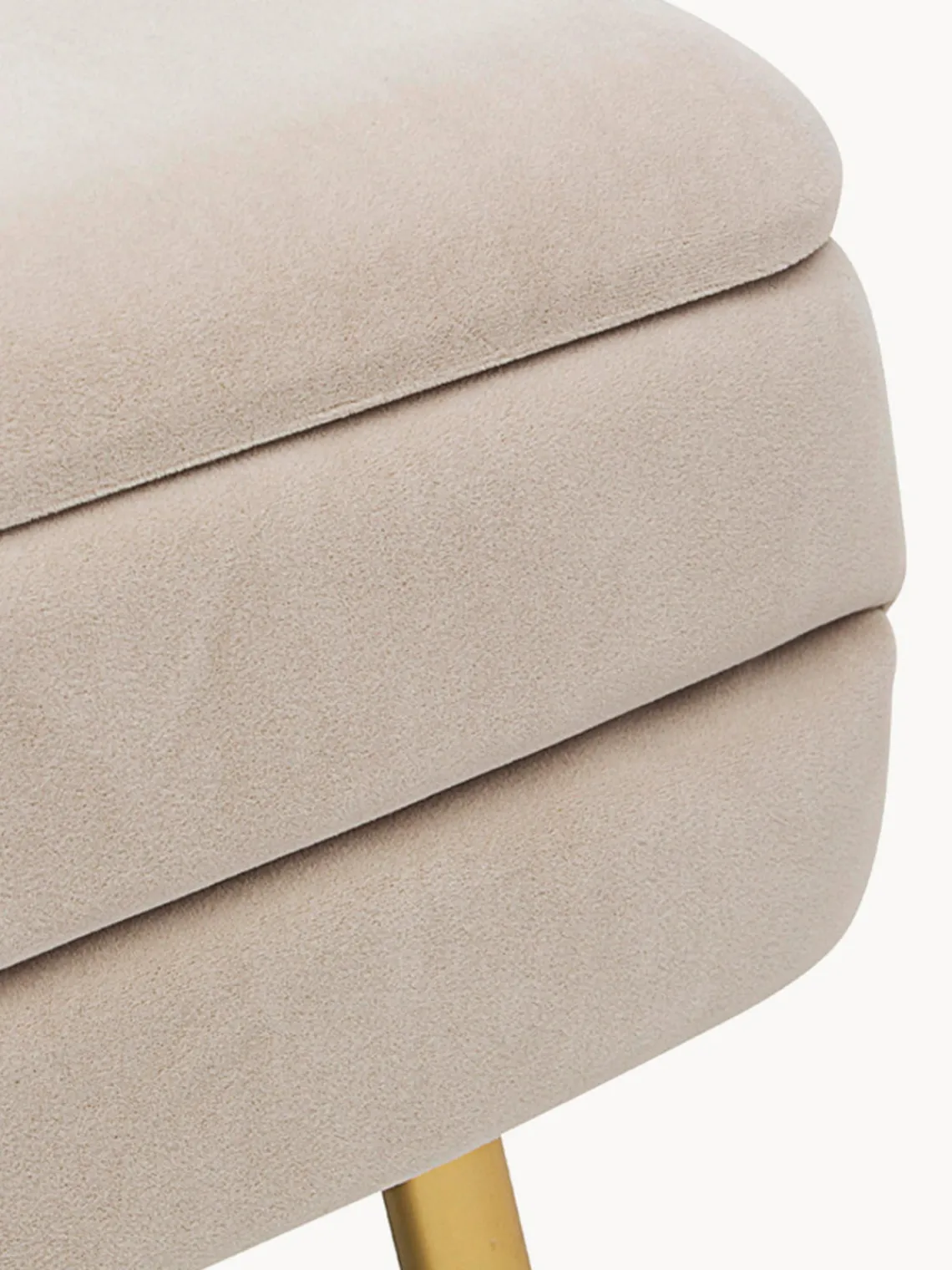 Discount Banco de terciopelo con espacio de almacenamiento Pavlina Bancos|Bancos