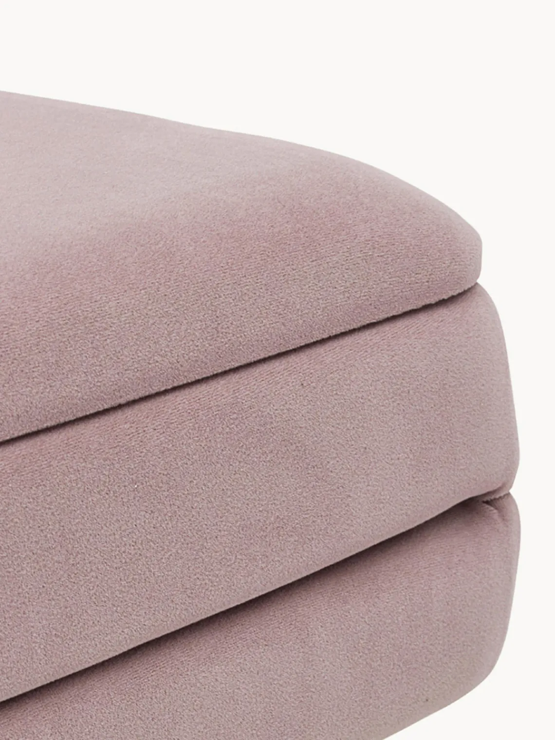 Bancos|Bancos>Bizzotto Banco de terciopelo con espacio de almacenamiento Pavlina Terciopelo malva, dorado