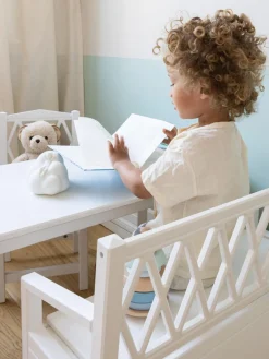 Decoración Infantil|Mesas Y Sillas Infantiles></noscript>Cam Cam Copenhagen Banco infantil con espacio de almacenamiento Harlequin