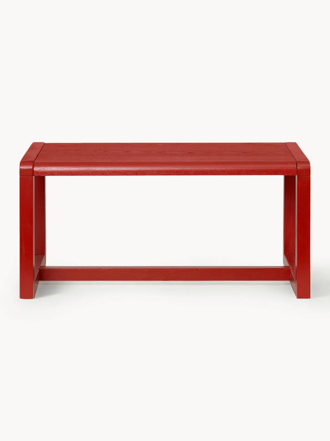 Mesas Y Sillas Infantiles|Decoración Infantil>Ferm Living Kids Banco infantil de madera Little Architect Rojo