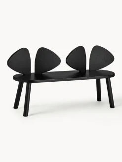 Mesas Y Sillas Infantiles|Decoración Infantil>Nofred Banco infantil de madera Mouse Negro