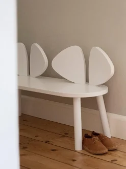 Hot Banco infantil de madera Mouse Niños Decoración Infantil|Mesas Y Sillas Infantiles
