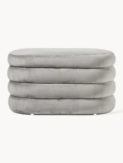 Hot Banco pequeño tapizado en terciopelo con espacio de almacenamiento Alto Bancos|Bancos