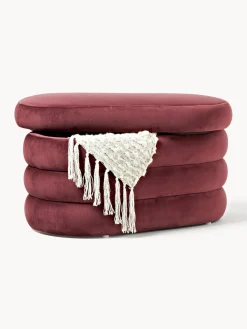 New Banco pequeño tapizado en terciopelo con espacio de almacenamiento Alto Bancos|Bancos