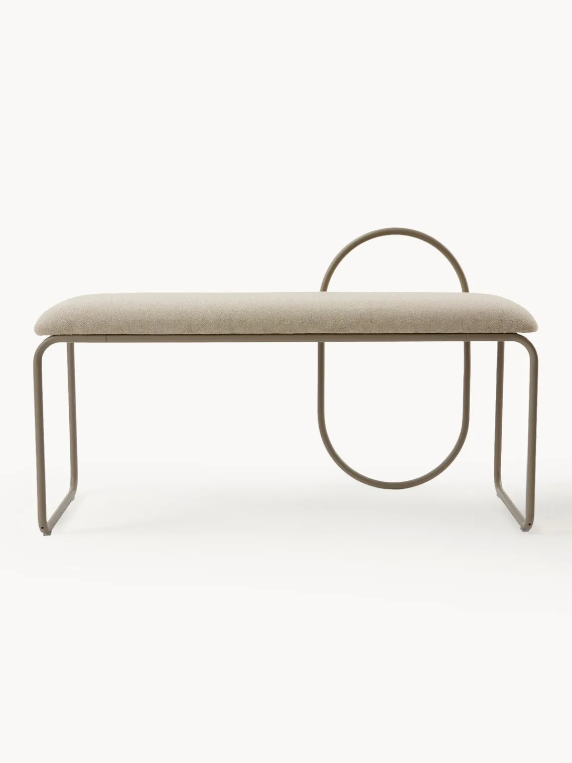 Bancos|Bancos>AYTM Banco tapizado Angui Tejido beige claro