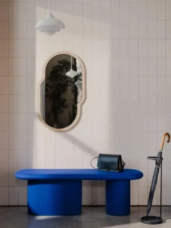 Bancos|Bancos>Noo.ma Banco tapizado artesanal Rull Tejido azul real