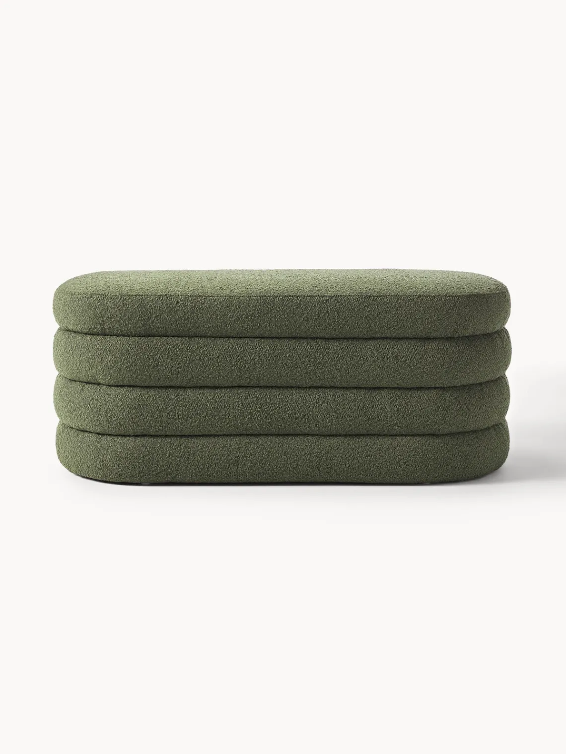 Hot Banco tapizado en tejido bouclé Alto Bancos|Bancos