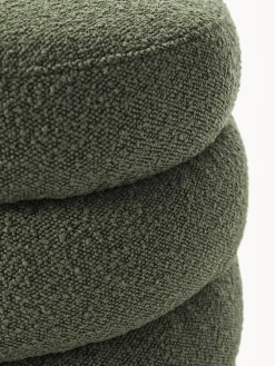 Hot Banco tapizado en tejido bouclé Alto Bancos|Bancos