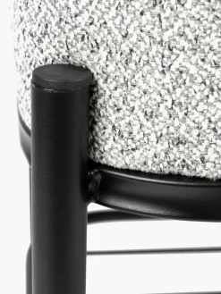 Hot Banco tapizado en tejido bouclé con estante Milou Bancos|Bancos