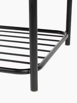 Hot Banco tapizado en tejido bouclé con estante Milou Bancos|Bancos