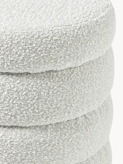 Hot Banco tapizado en tejido bouclé con espacio de almacenaje Alto Bancos|Bancos