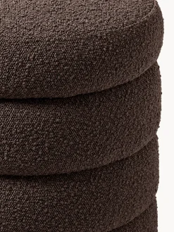 Hot Banco tapizado en tejido bouclé con espacio de almacenamiento Alto Bancos|Bancos